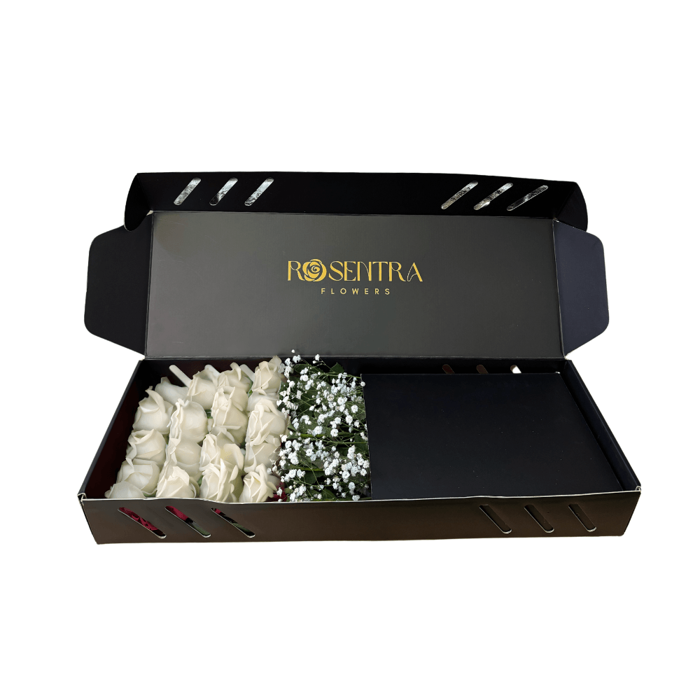 The Classic Box - Beyaz Güller - Rosentra | Premium Flowers