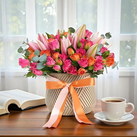 Bloom Blend – Saksıda Lilyum ve Gül