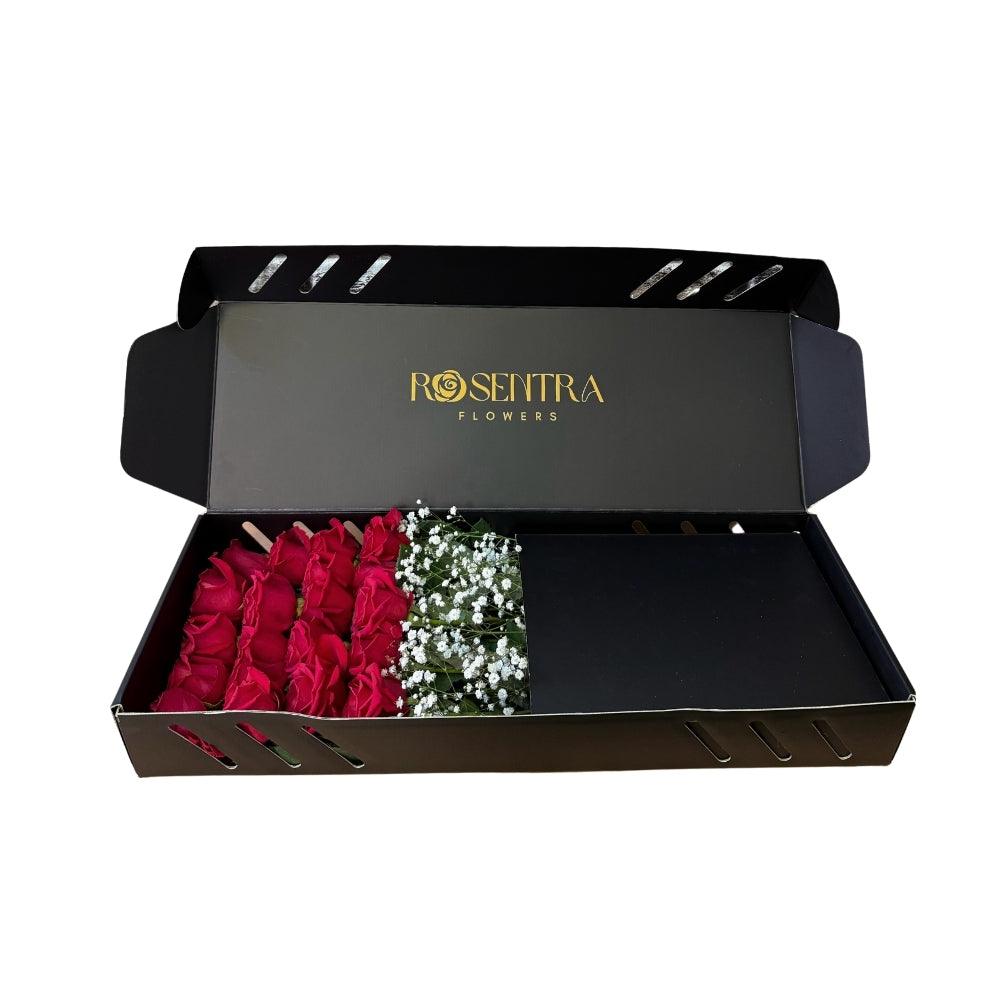 The Classic Box - Kırmızı Güller - Rosentra | Premium Flowers